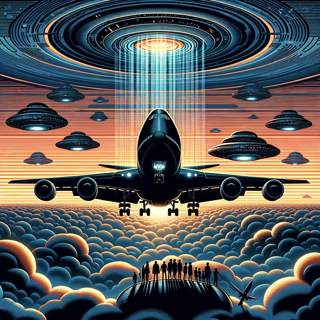 Highlighting the Mysterious Control over the Aircraft by Unidentified Objects